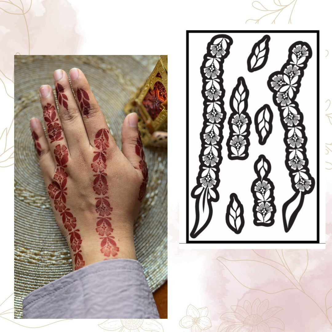 Fanah Henna Stencil FH Fanahstencils