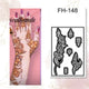 Fanah Henna Stencil FH-148 Fanahstencils
