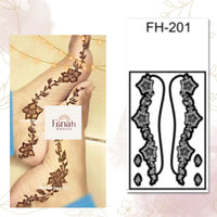 Fanah Henna Stencil  FH-201 Fanahstencils