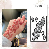 Fanah Henna Stencil  FH-185 Fanahstencils
