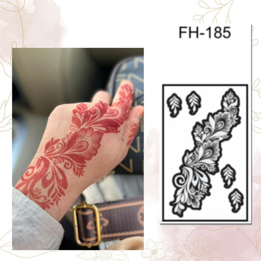 Fanah Henna Stencil  FH-185 Fanahstencils