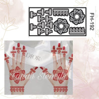 Fanah Henna Stencil FH-192 Fanahstencils