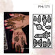 Fanah Henna Stencil FH-171 Fanahstencils