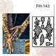 Fanah Henna Stencil FH-143 Fanahstencils