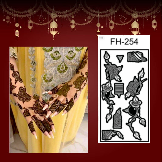 Fanah Henna Stencil FH-252