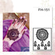 Fanah Henna Stencil FH-151 Fanahstencils