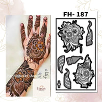 Fanah Henna Stencil FH-187 Fanahstencils