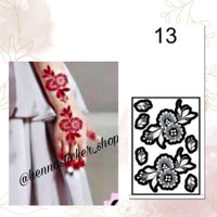 Fanah Henna Stencil K-13 Fanahstencils