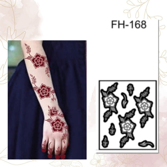 Fanah Henna Stencil FH-168 Fanahstencils