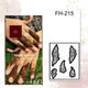 Fanah Henna Stencil FH-215 Fanahstencils