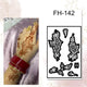 Fanah Henna Stencil FH-142 Fanahstencils