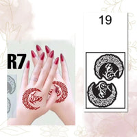 Fanah Henna Stencil K-19 Fanahstencils