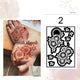 Fanah Henna Stencil K-2 Fanahstencils