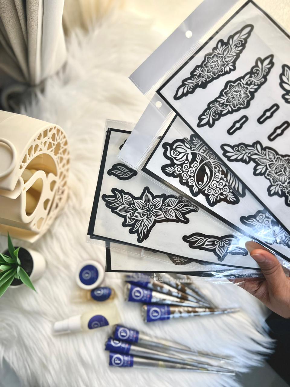 Fanah Henna Stencil FH-173 Fanahstencils