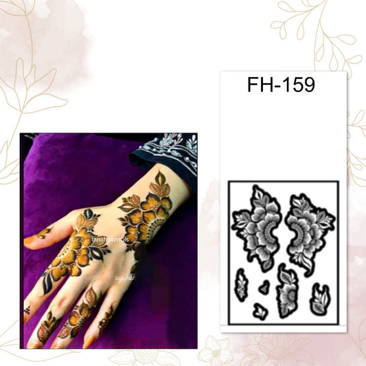 Fanah Henna Stencil FH-159 Fanahstencils