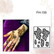 Fanah Henna Stencil FH-159 Fanahstencils