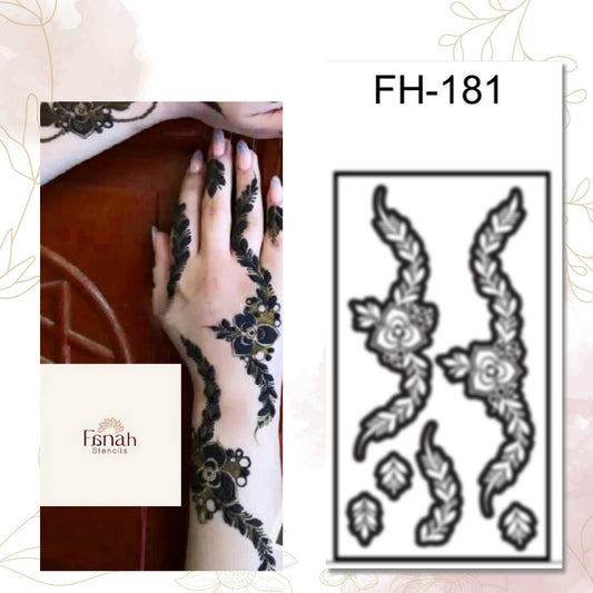 Fanah Henna Stencil FH-181
