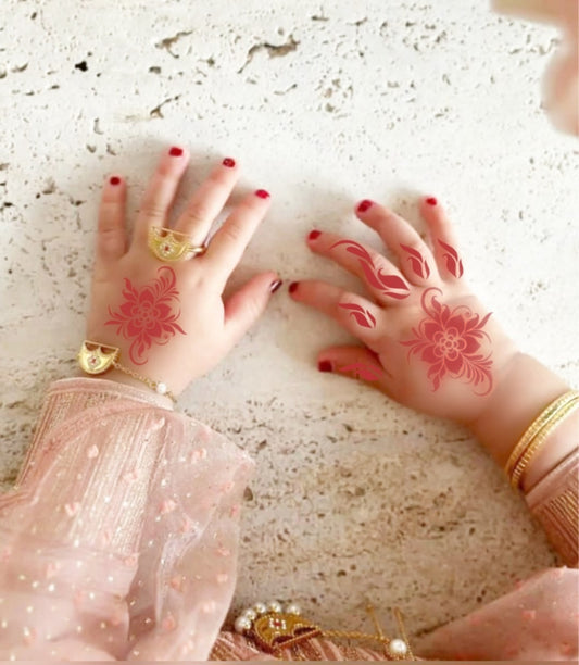 Fanah Henna Stencil K-17