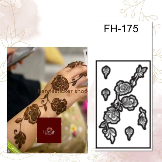 Fanah Henna Stencil FH-175