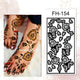 Fanah Henna Stencil (2 Feet)  FH-154