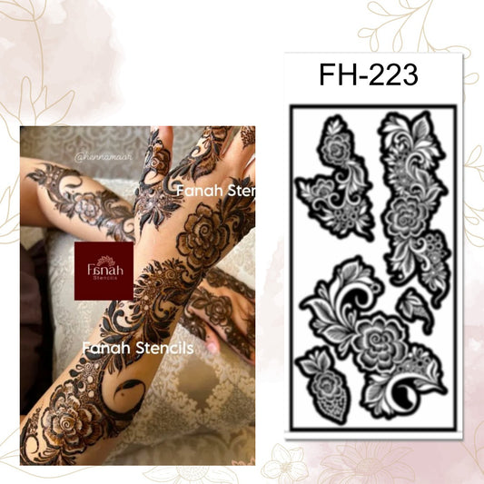 Fanah Henna Stencil FH-223