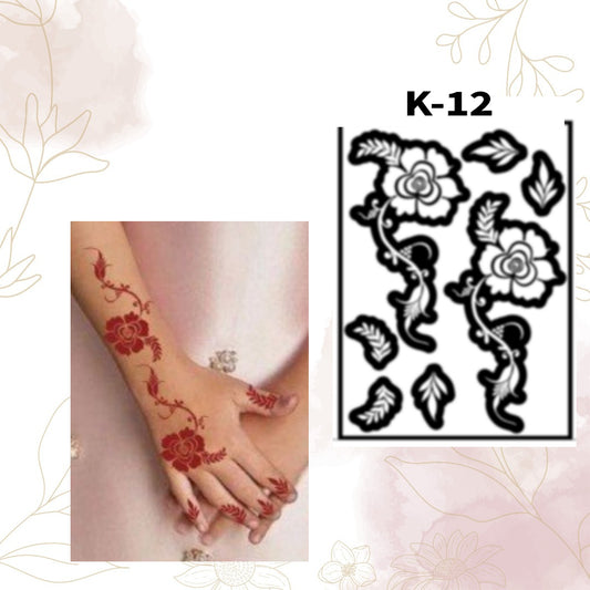 Fanah Henna Stencil K-12