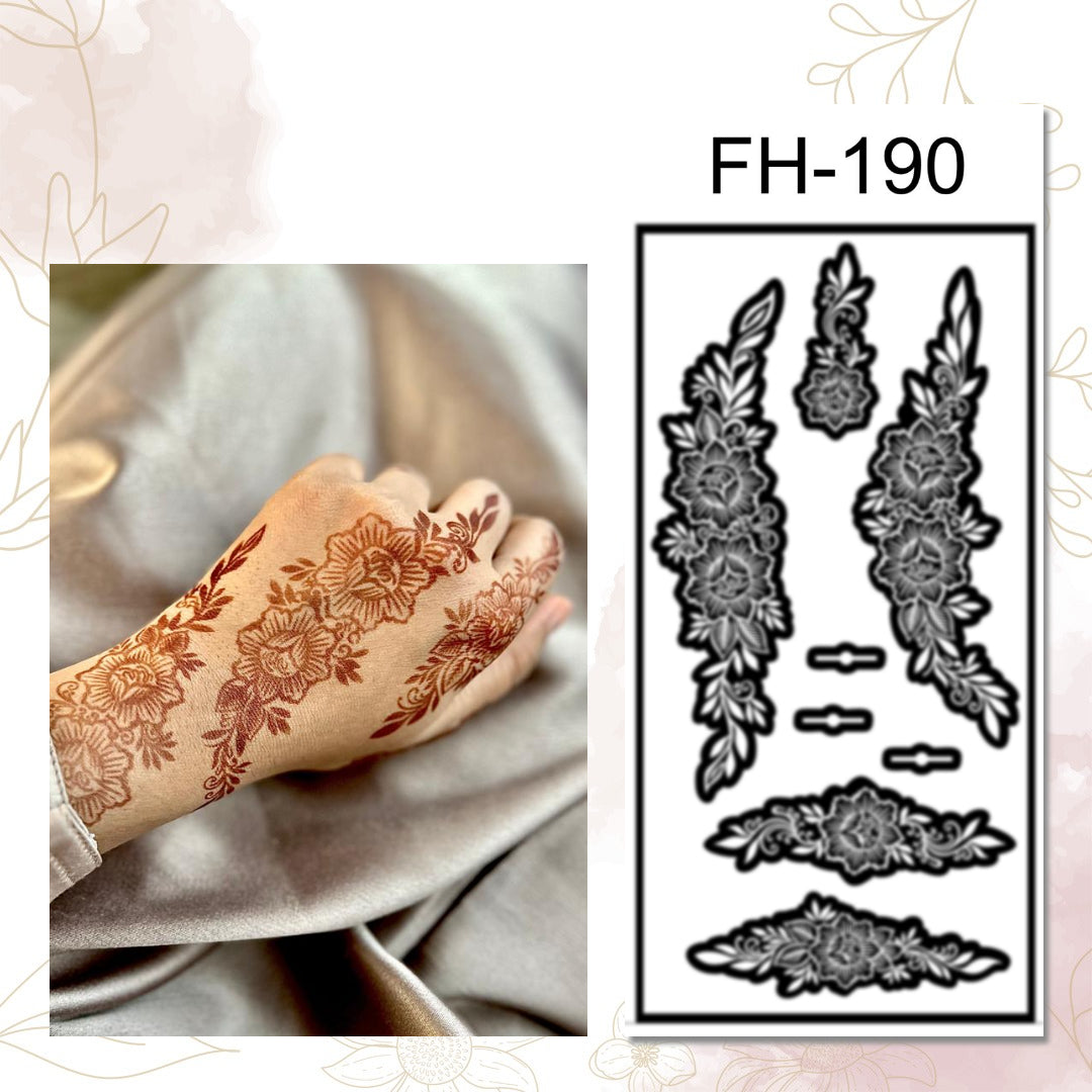 Fanah Henna Stencil FH-190