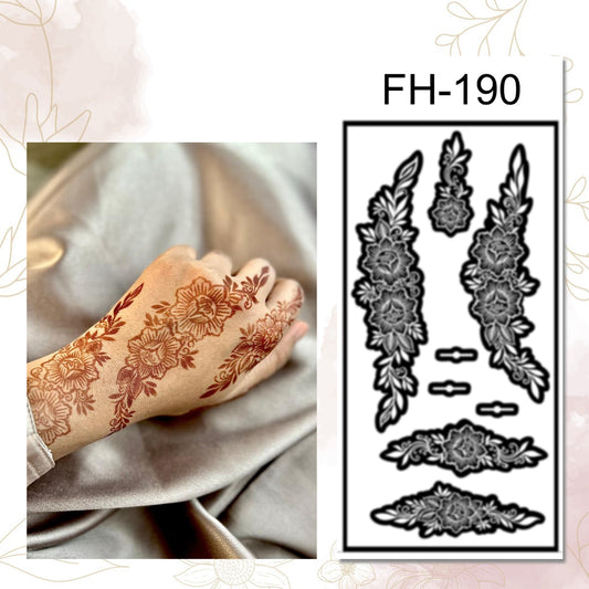 Fanah Henna Stencil FH-190