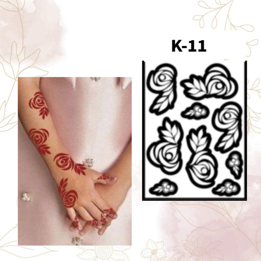 Fanah Henna Stencil K-11