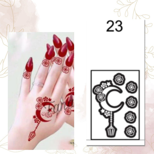 Fanah Henna Stencil K-23